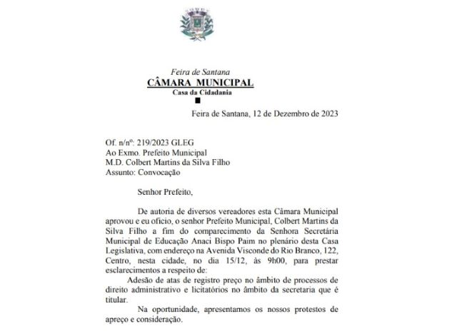 Convocação