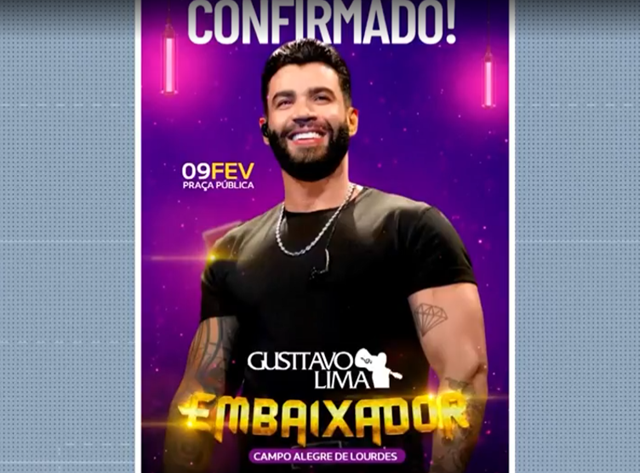 Gustavo Lima -  Foto Reprodução/Vídeo/G1 