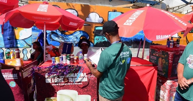 Ambulantes no Carnaval de Salvador