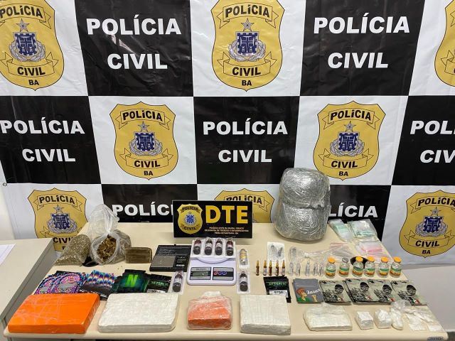 drogas apreendidas em Feira de Santana