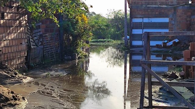 chuva, bairro Mangabeira