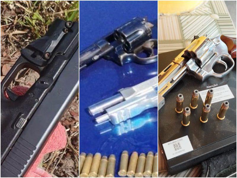 Operação Hera - armas apreendidas