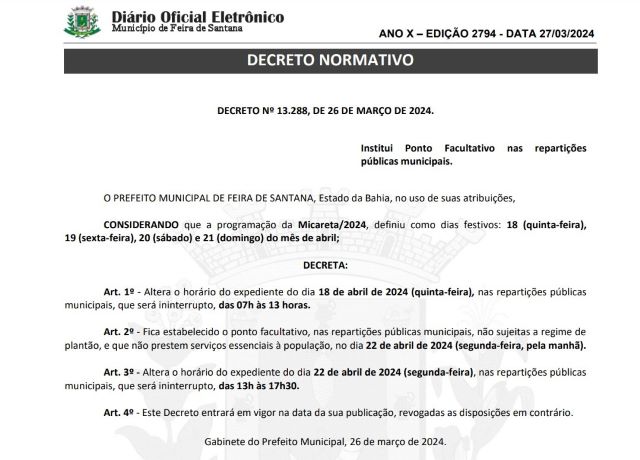 Ponto Facultativo
