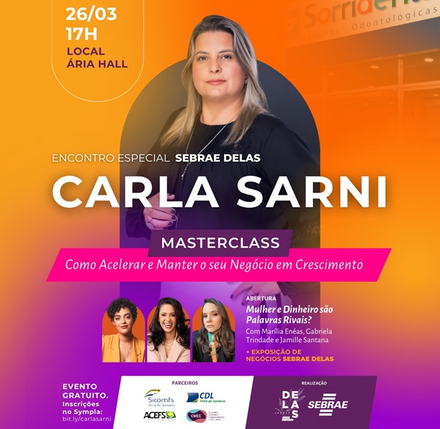 evento de empreendedorismo feminino no Sebrae
