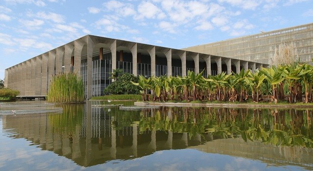 Palácio do Itamaraty na Esplanada dos Ministérios