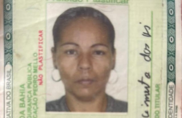 Vítima de espancamento e assassinato - Edneia Nascimento dos Reis - Conceição do Coité
