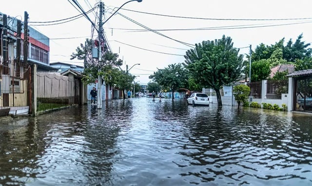 Temporais no Rio Grande do Sul - desabrigados