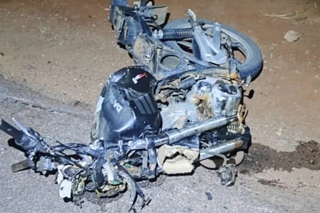 Motociclista morre em acidente na BA-262, próximo a Anagé; automóvel invadiu a contramão