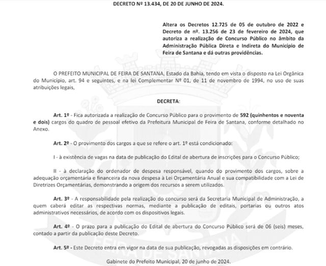 Decreto Municipal