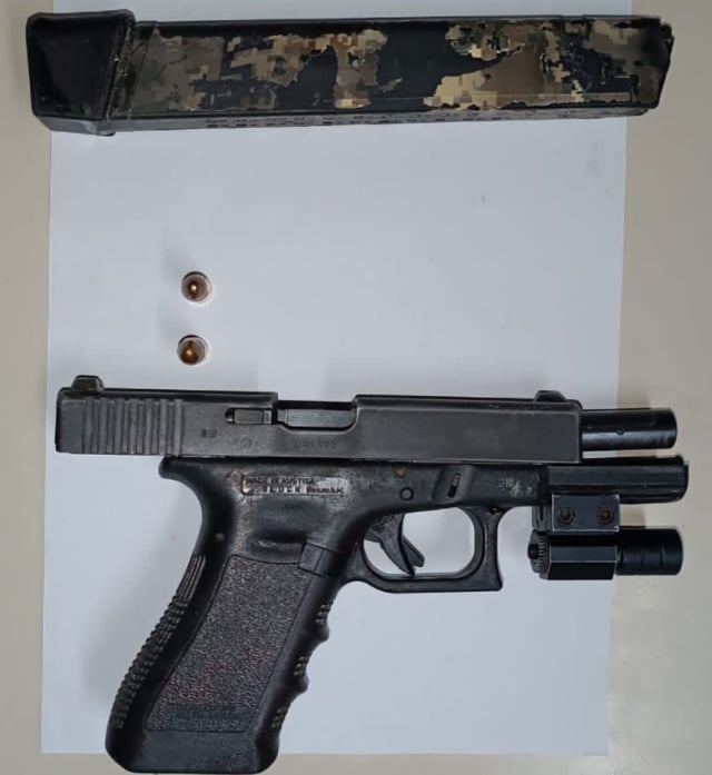 apreensão de arma de fogo no Santo Antônio dos Prazeres