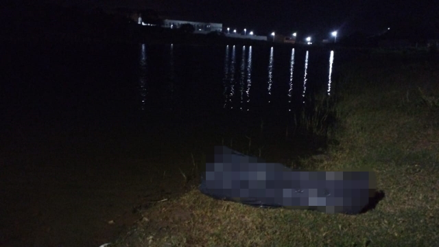 corpo afogado em Anguera