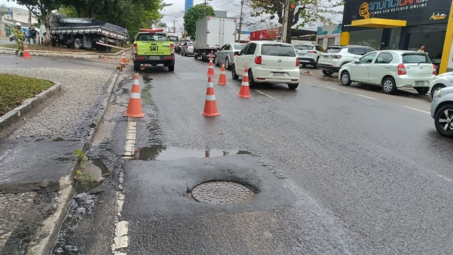 Acidente na Avenida Maria Quitéria