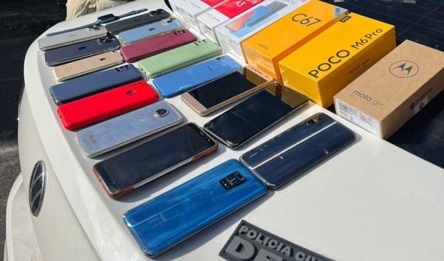 Celulares recuperados