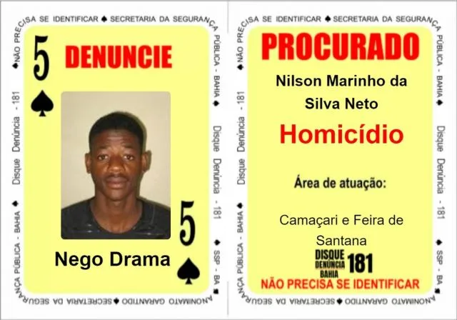 Baralho do crime da SSP