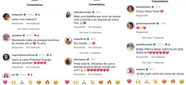 comentários vídeo Preta Gil