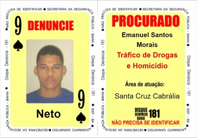 Baralho do crime da SSP