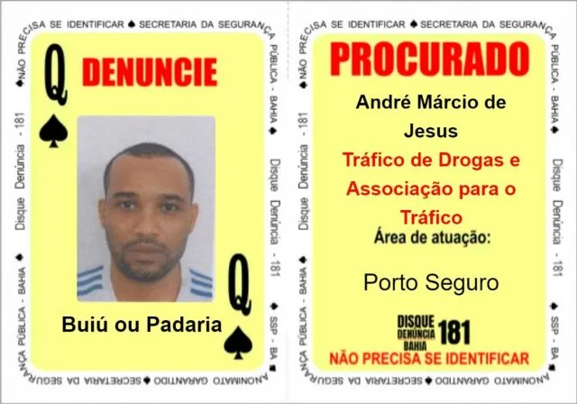 Baralho do crime da SSP