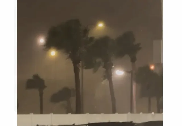 Publicitário feirense em Orlando- furacão Milton-