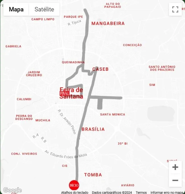 Roteiro da Caravana da Coca-Cola em Feira de Santana Bahia