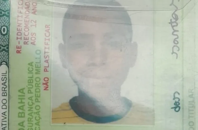 vítima - Robson Dias dos Santos