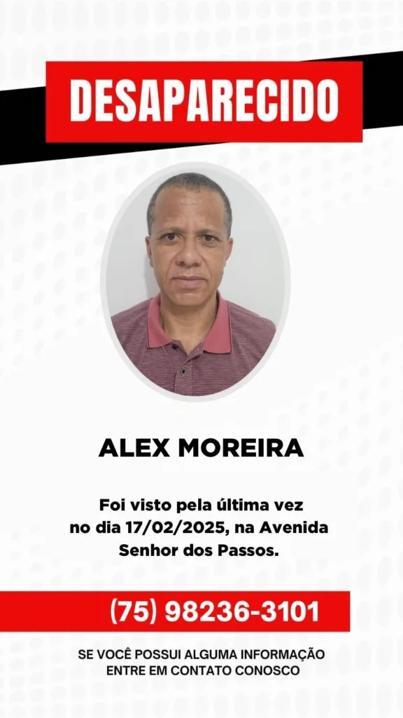 Homem desaparecido