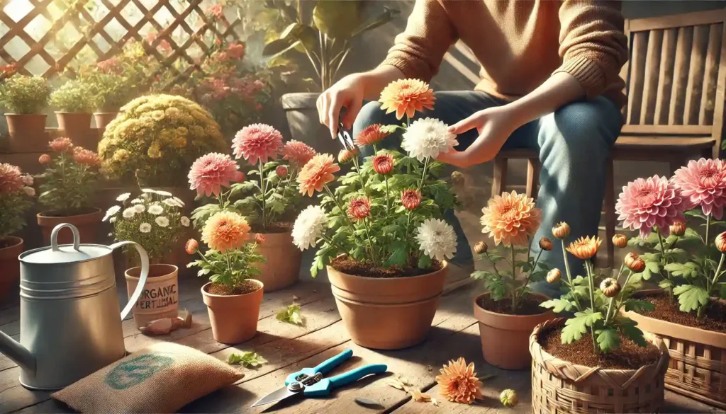 Crisântemos em vaso 10 dicas para cuidar e prolongar a floração