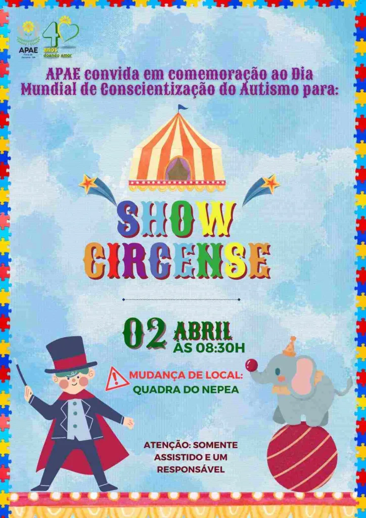 Apae realiza evento em alusão ao Dia Mundial de Conscientização do Autismo