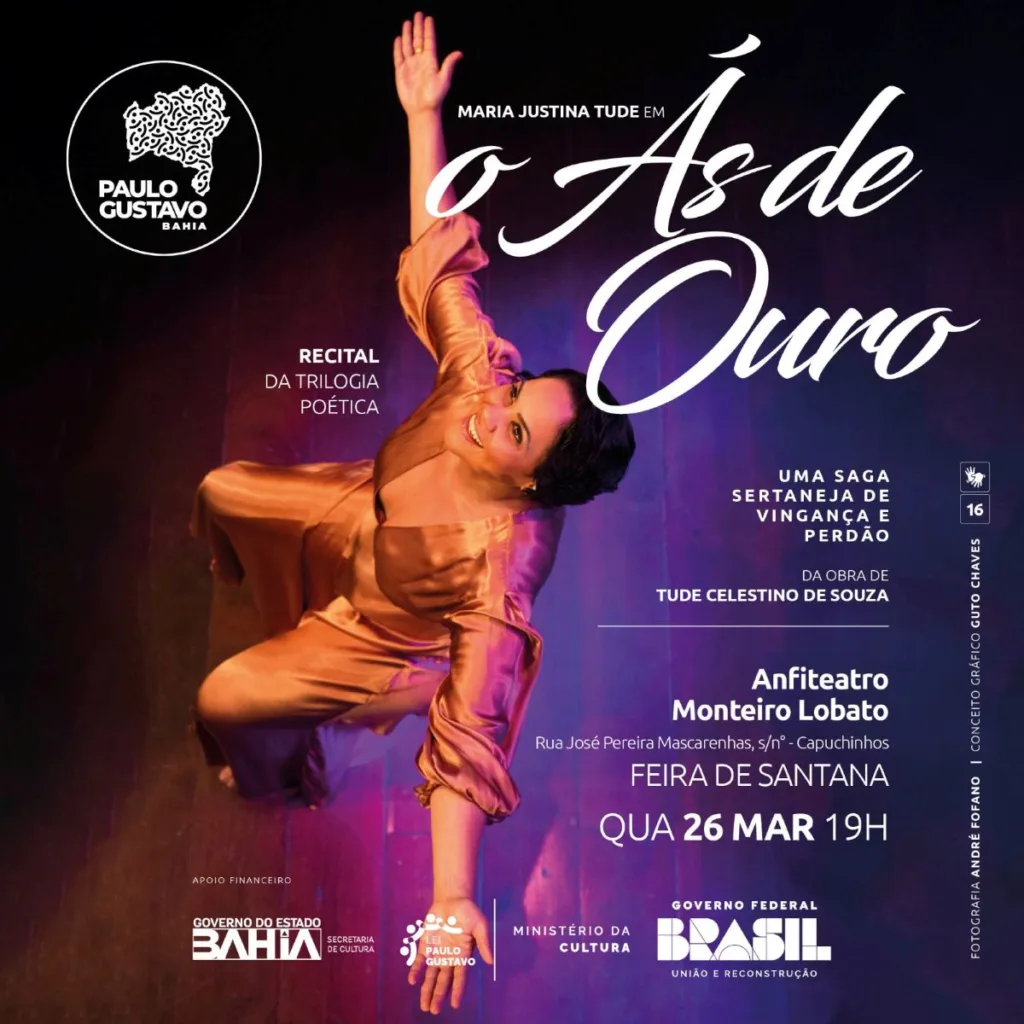 Recital O As de Ouro em Feira e Lauro de Freitas