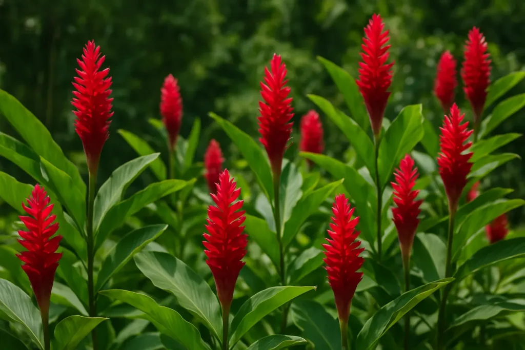 Alpinia purpurata 8 dicas para cuidar do gengibre-vermelho