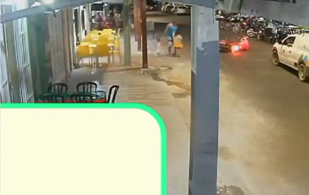 acidente com motociclista em Guanambi - atropelamento