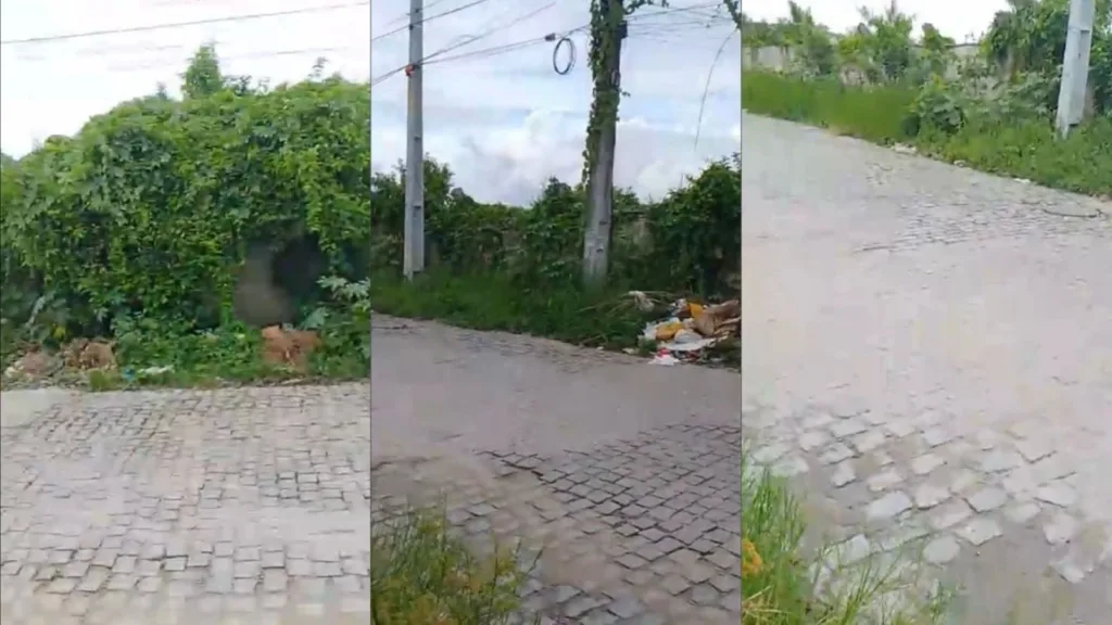 Rua Visconde de Mauá- Bairro Caseb| Foto leitor/Acorda Cidade