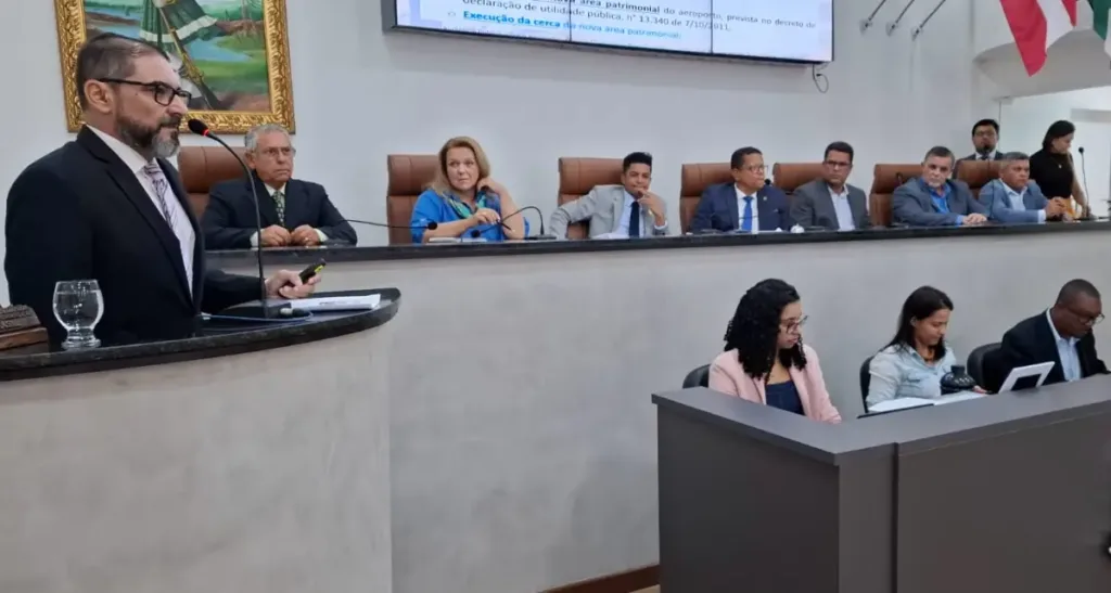 Audiência pública na Câmara Municipal - sobre o aeroporto de Feira