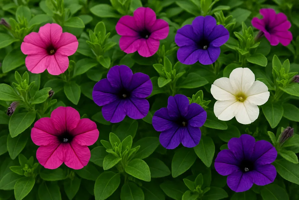 Petúnias pendentes 7 dicas para uma floração consistente
