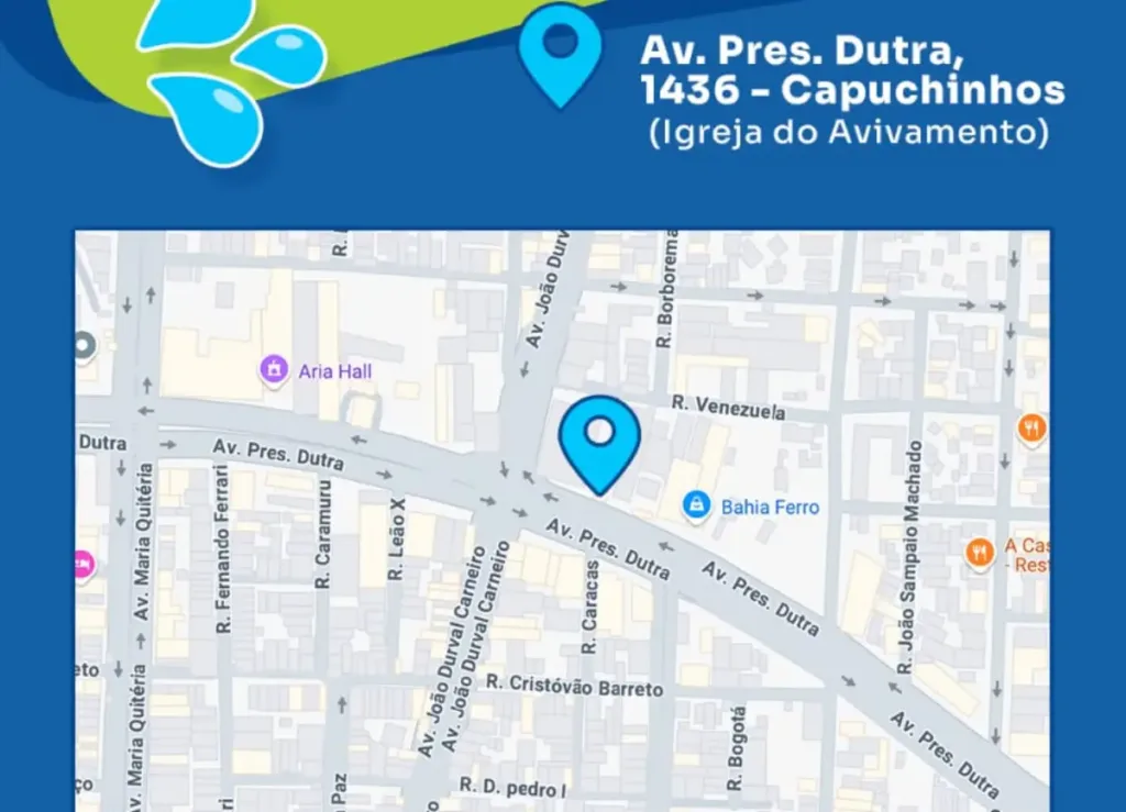 Postos de hidratação