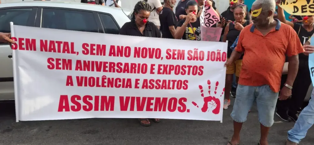 Rodoviários realizam manifestação por direitos trabalhistas