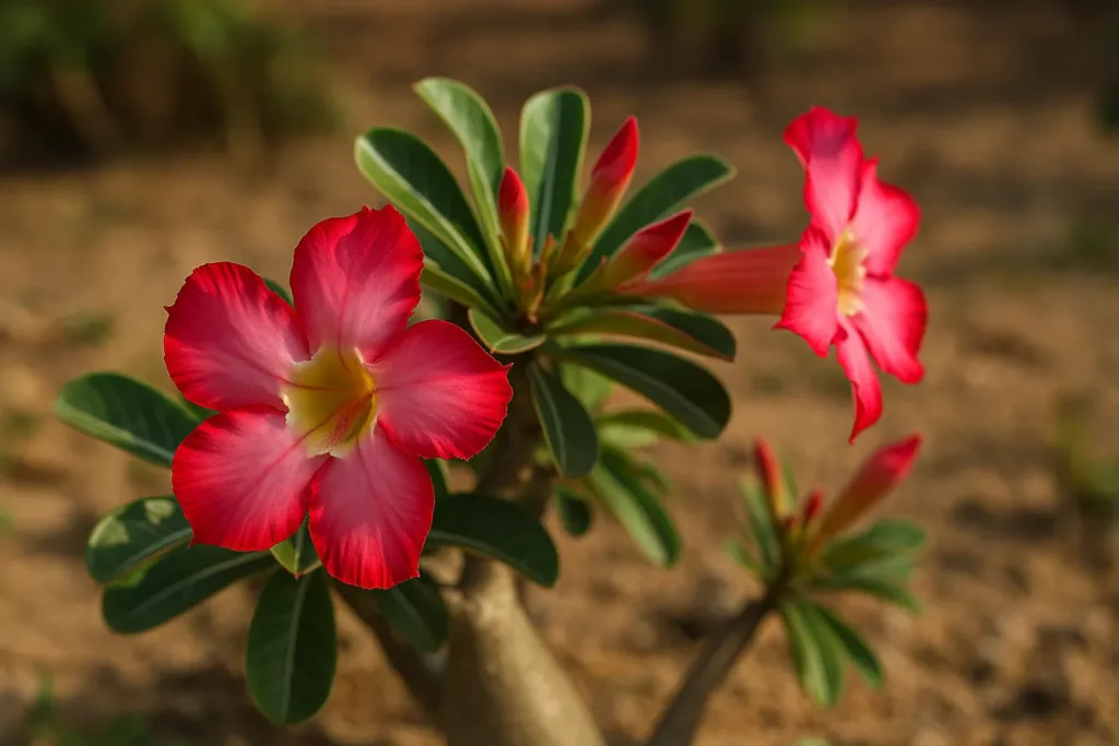 Por que a sua rosa-do-deserto não floresce O problema pode estar na escolha do vaso