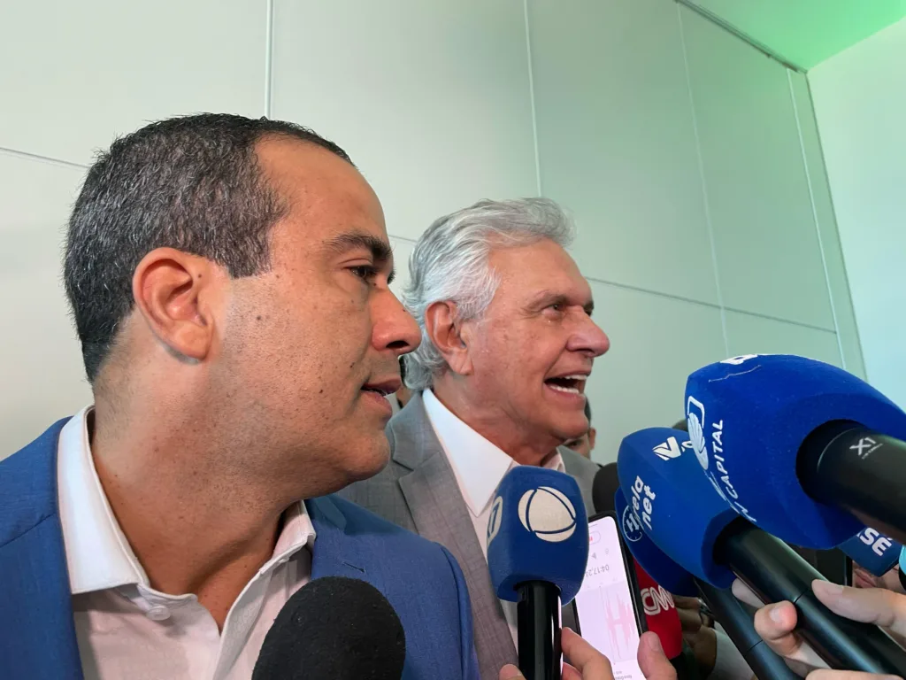 Bruno Reis (prefeito de Salvador) e Ronaldo Caiado (governador)