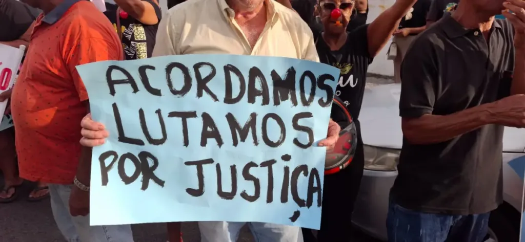Rodoviários realizam manifestação por direitos trabalhistas
