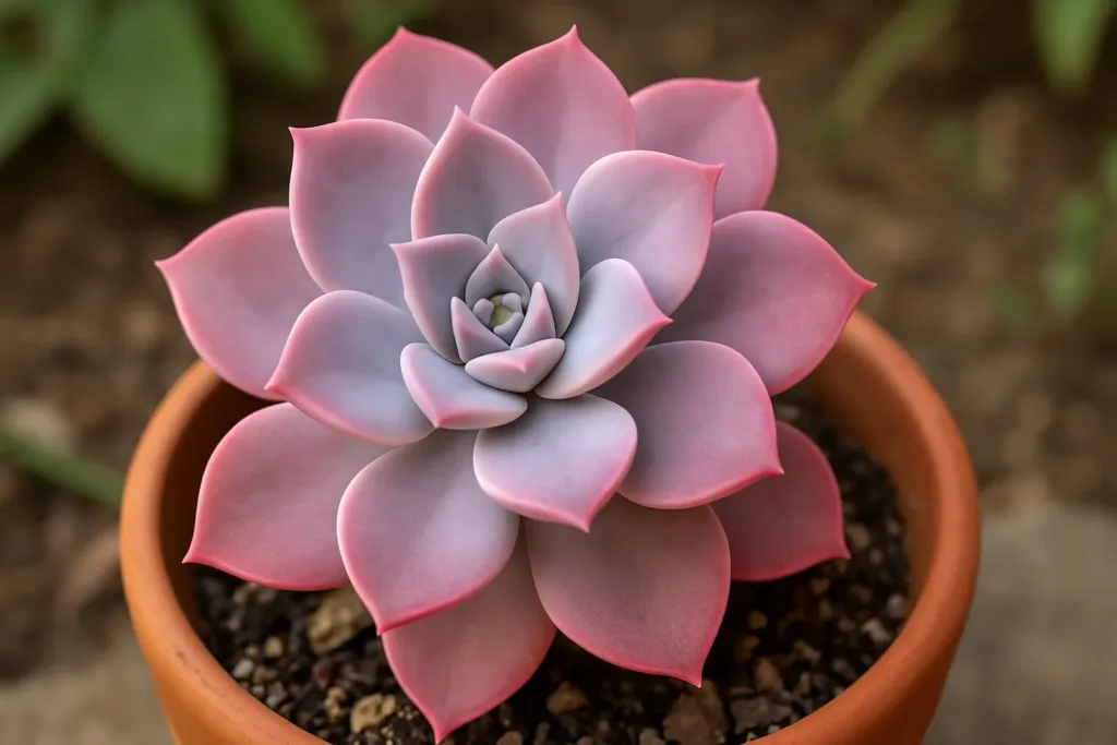 Suculenta Fantasma como fazer ela mudar do cinza ao rosa naturalmente