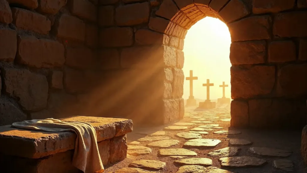 túmulo vazio Jesus Cristo Semana Santa