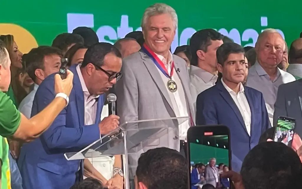 Ronaldo Caiado e Bruno Reis