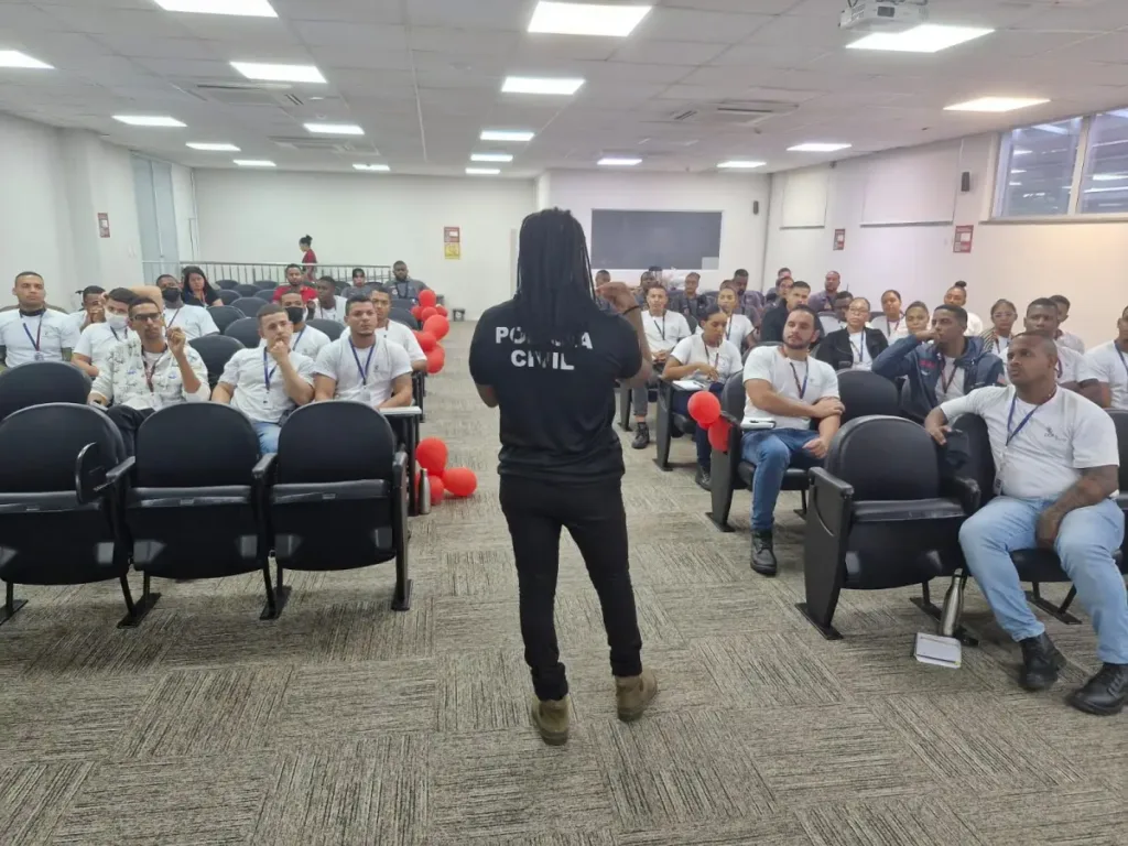 agentes do metrô recebem capacitação da Polícia Civil