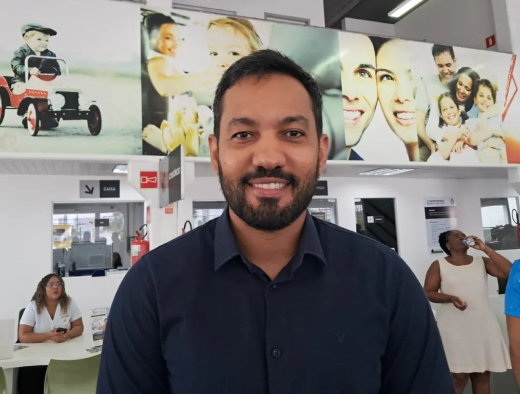 Tiago Bispo, empresário no lançamento da Campanha São João de Prêmios