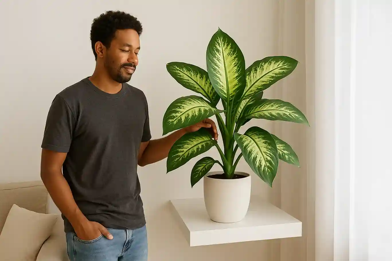 Comigo-ninguém-pode onde colocar sem risco à saúde e com boa energia