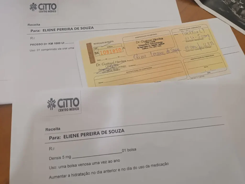 Exames de dona Eliene de Santa barbara - apelo