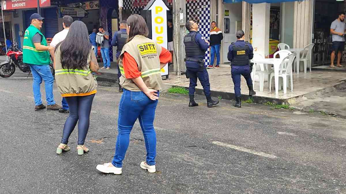 Prefeitura e forças de segurança realizam operação integrada na região da rodoviária 