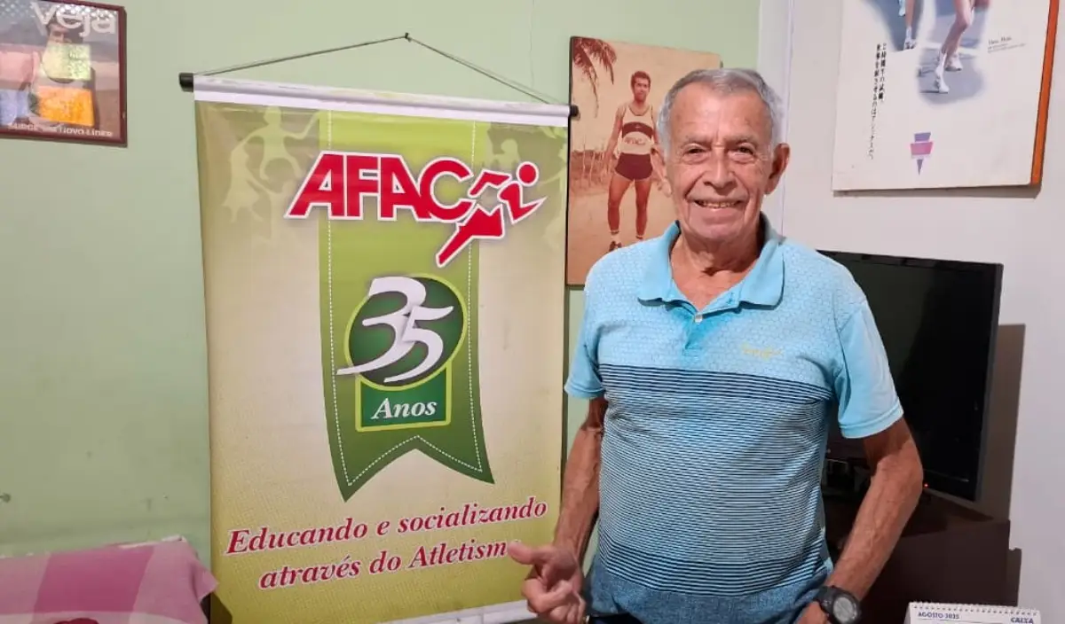 Antônio Carlos Rocha do atletismo de Feira
