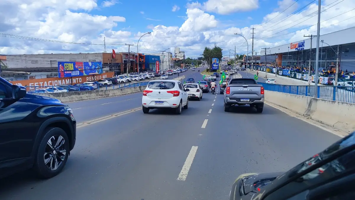 Buzinaço em apoio a Bolsonaro em Feira de santana