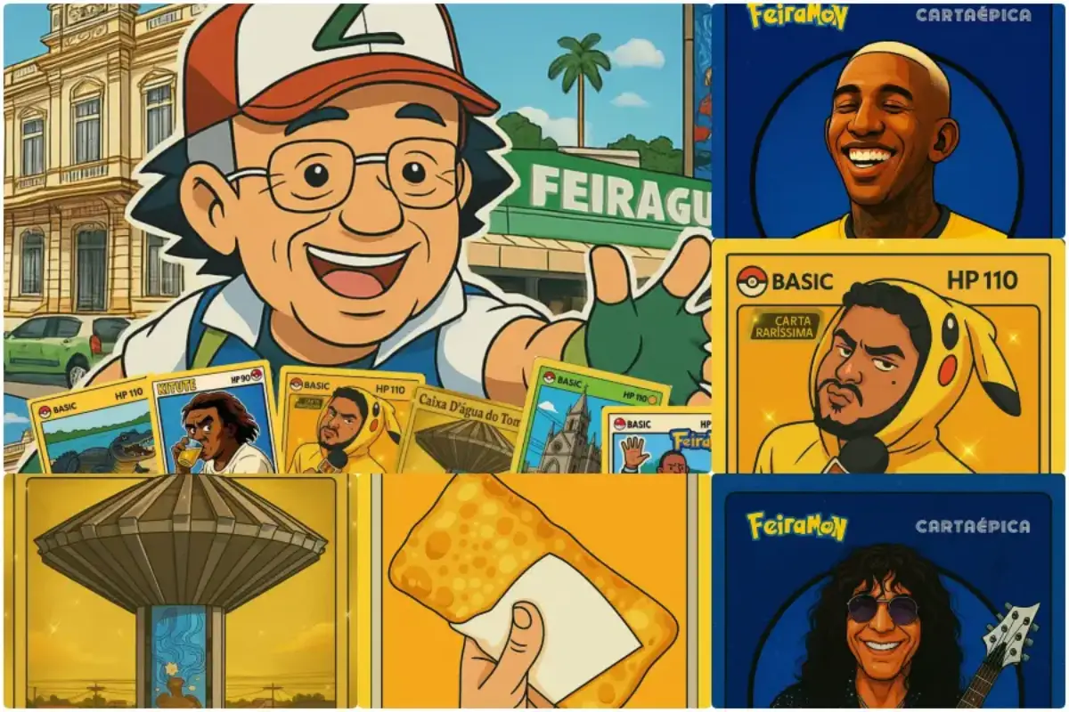 FeiraMon - album de figurinhas feirense