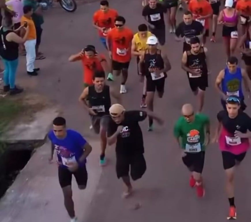 Corredor bêbado ganha apoio de marca e milhares de seguidores